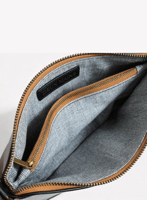 Woven Crossbody Clutch