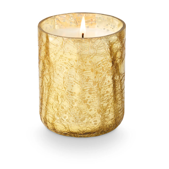 Cranberry Currant Small Crackle Glass Boxed Candle