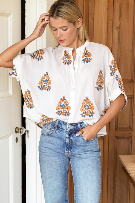 Mandarin Collar Top