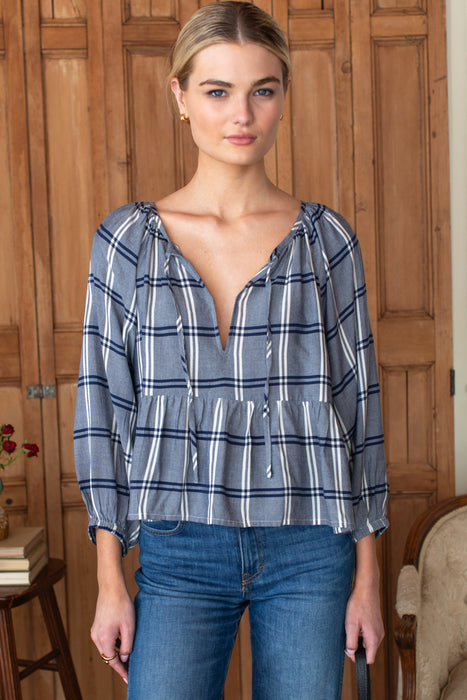 Lucienne Peplum Top