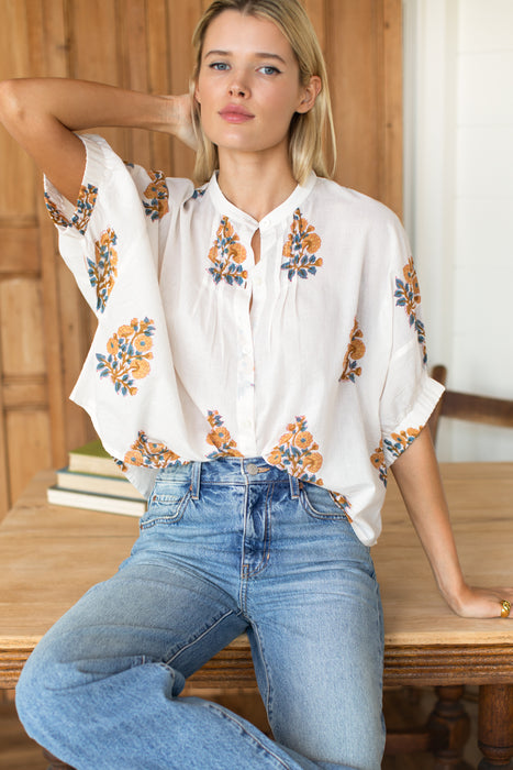 Mandarin Collar Top
