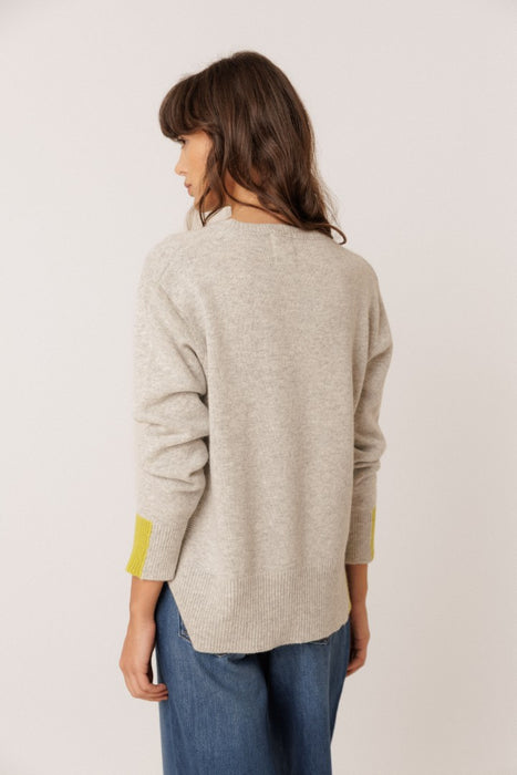 Gris Vigoré Colorblock Pullover