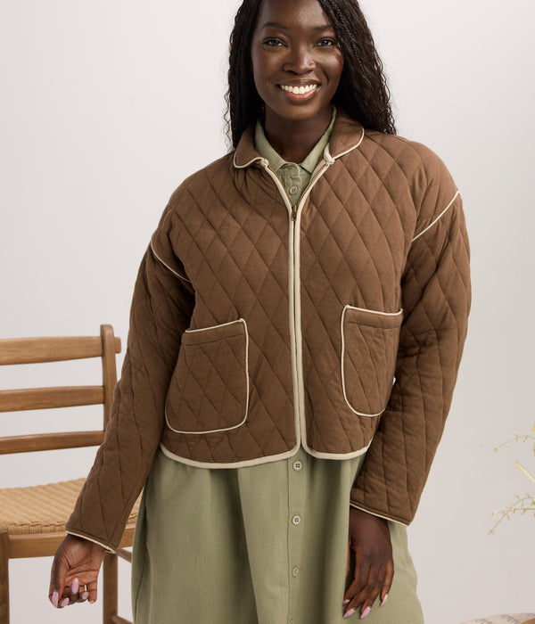 Elderberry Quilted Jacket