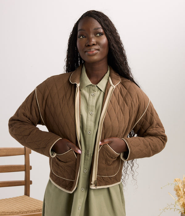 Elderberry Quilted Jacket