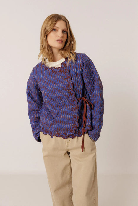Embroidered Quilted Jacket