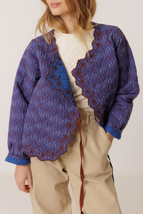 Embroidered Quilted Jacket