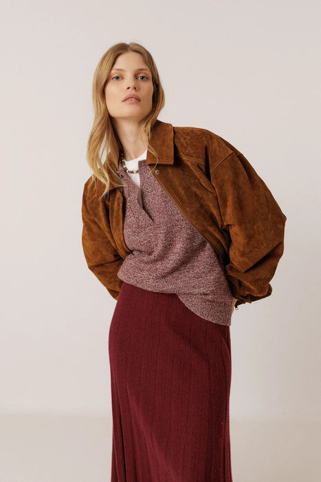 Marled Polo Sweater