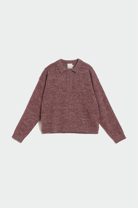 Marled Polo Sweater