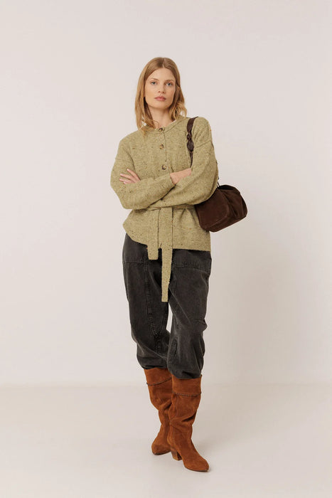 Adjustable Belt Cardigan