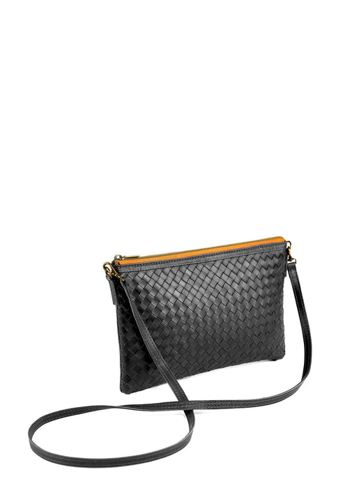 Woven Crossbody Clutch