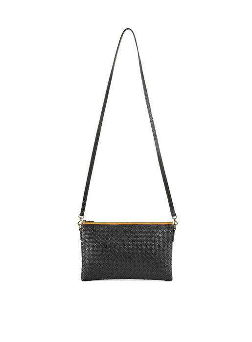 Woven Crossbody Clutch
