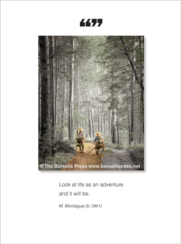 Look at Life as an Adventure - Birthday Card