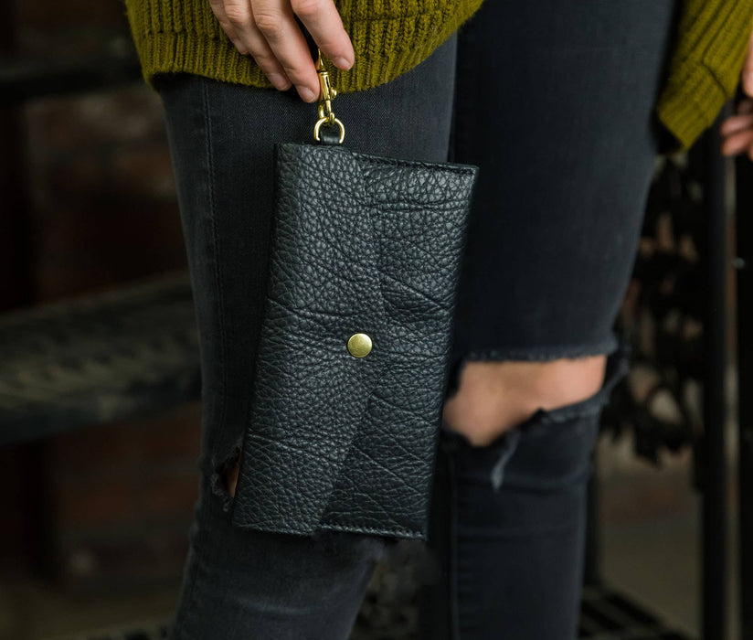Leather Clutch Wallet - Bifold